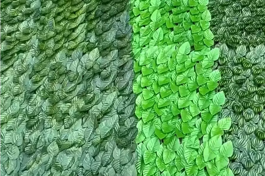 fake flower leaves
