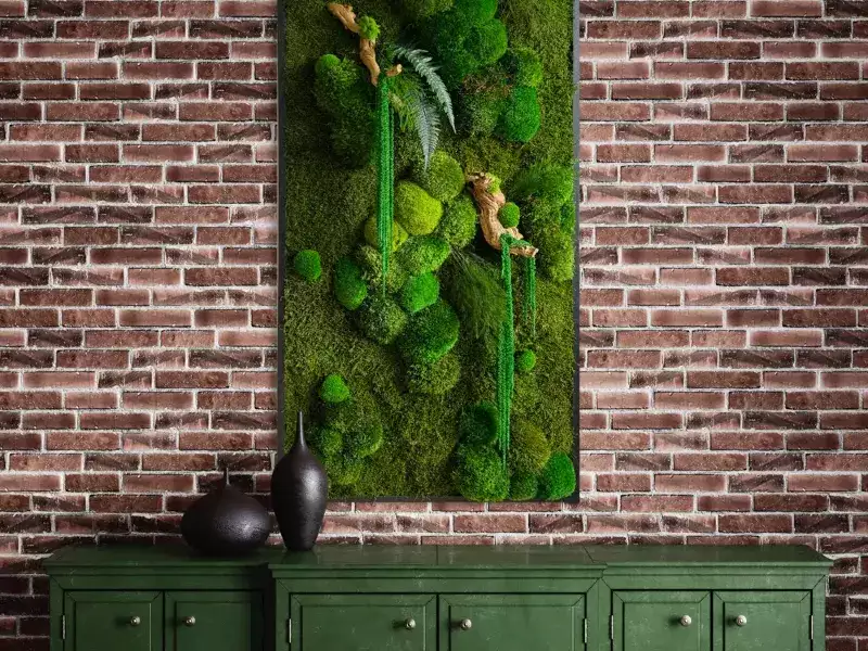 永生苔干花艺术墙